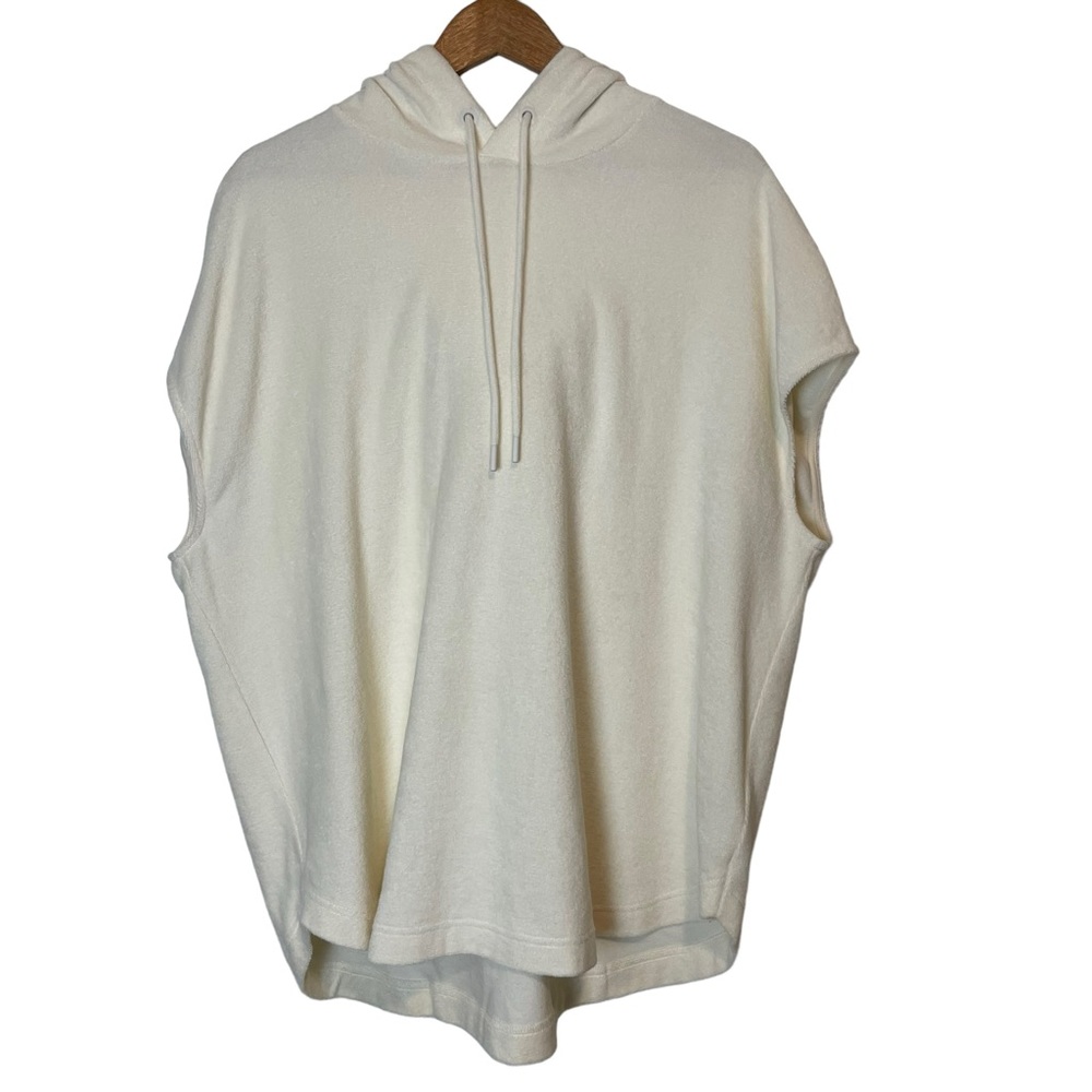 Women's Cream Hooded Top